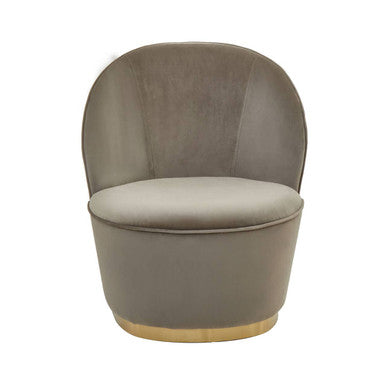 Tamra Kids Chair | Mink Velvet Kids Chair