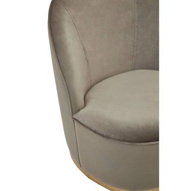 Tamra Kids Chair | Mink Velvet Kids Chair