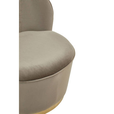 Tamra Kids Chair | Mink Velvet Kids Chair