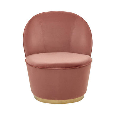Tamra Kids Tub Chair | Dusty Pink Velvet Kids Tub Chair