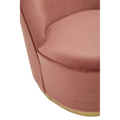 Tamra Kids Tub Chair | Dusty Pink Velvet Kids Tub Chair