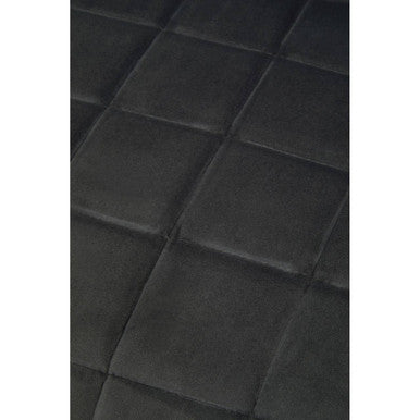 Warton Dining Chair | Grey Velvet Quilted Dining Chair