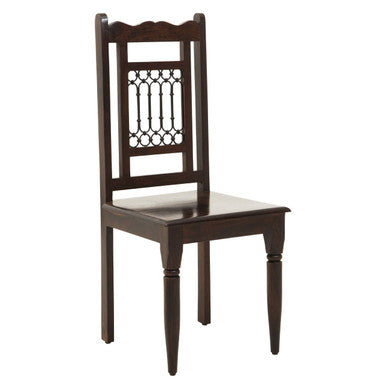Srina Dining Chair | Dark Sheesham Wood Dining Chair