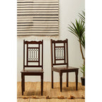 Srina Dining Chair | Dark Sheesham Wood Dining Chair