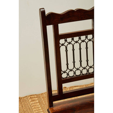 Srina Dining Chair | Dark Sheesham Wood Dining Chair