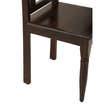 Srina Dining Chair | Dark Sheesham Wood Dining Chair