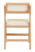 Cebu Folding Chair | Natural Beech Wood and Rattan Folding Chair