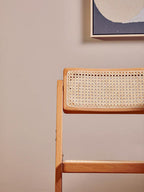 Cebu Folding Chair | Natural Beech Wood and Rattan Folding Chair