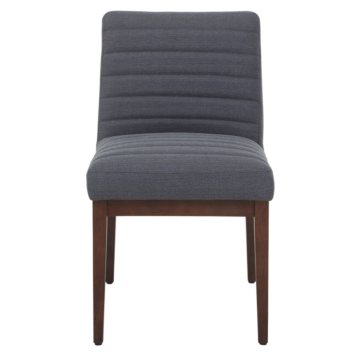 Brando Dining Chair | Charcoal Grey Fabric Dining Chair with Oak Wood Legs
