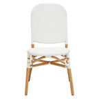 Manado Dining Chair | Natural and White Rattan Dining Chair
