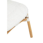 Manado Dining Chair | Natural and White Rattan Dining Chair
