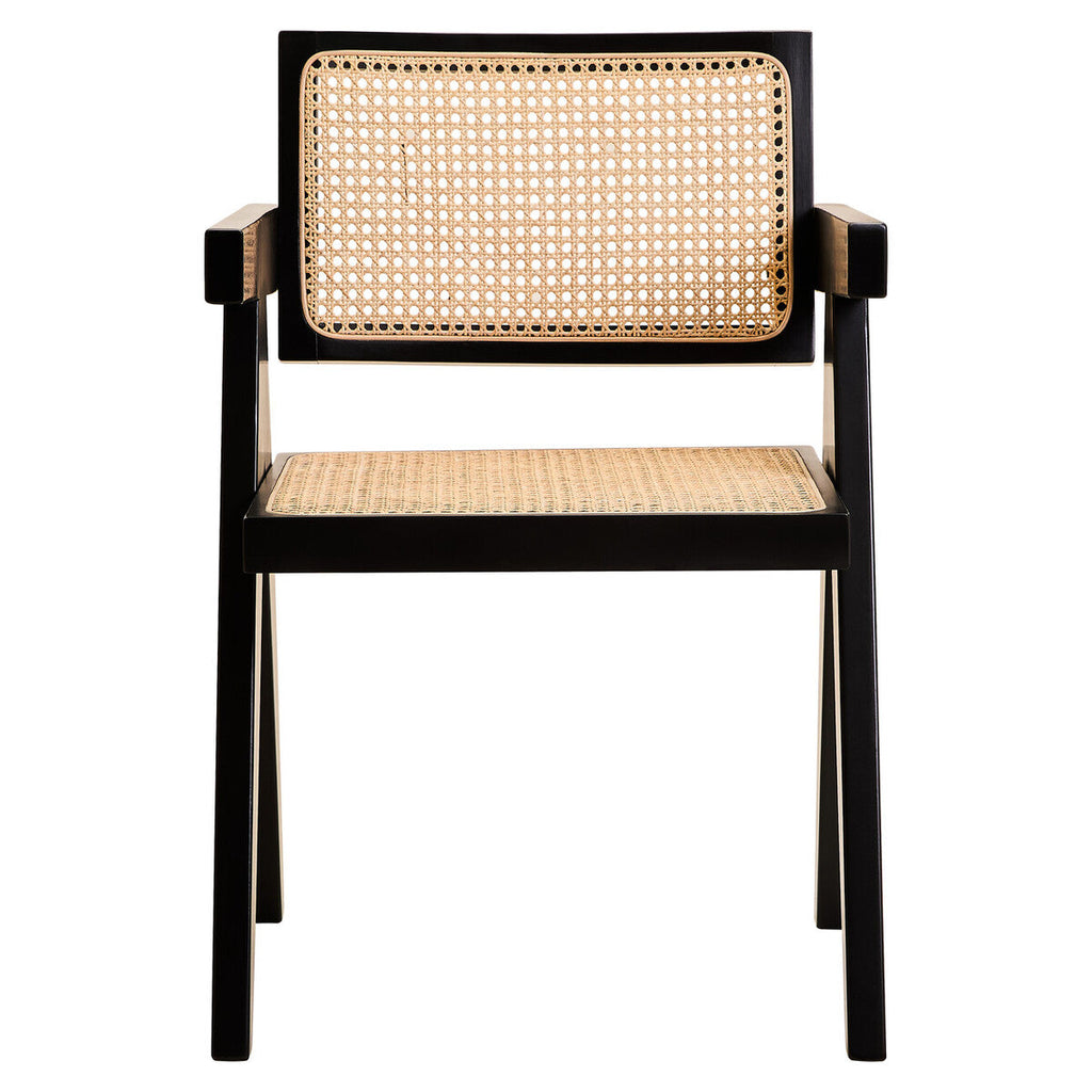 Cebu Dining Chair | Natural Cane and Black Beech Wood Dining Chair
