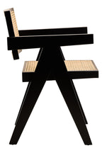 Cebu Dining Chair | Natural Cane and Black Beech Wood Dining Chair