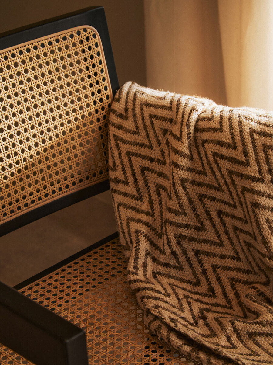 Cebu Dining Chair | Natural Cane and Black Beech Wood Dining Chair