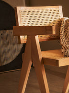 Cebu Dining Chair | Natural Cane and Beech Wood Dining Chair