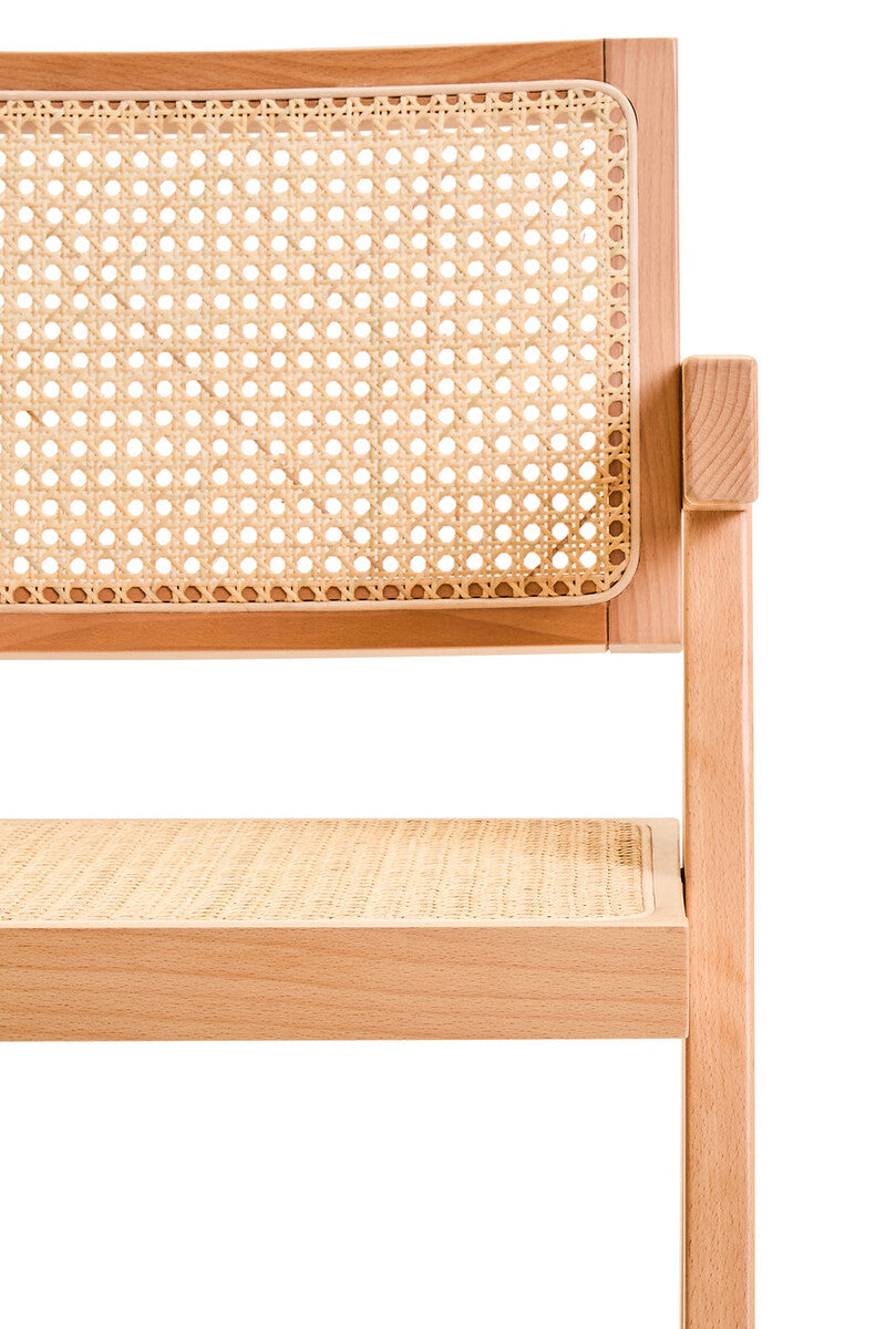 Cebu Dining Chair | Natural Cane and Beech Wood Dining Chair