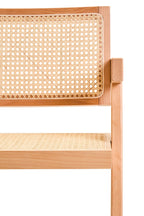 Cebu Dining Chair | Natural Cane and Beech Wood Dining Chair