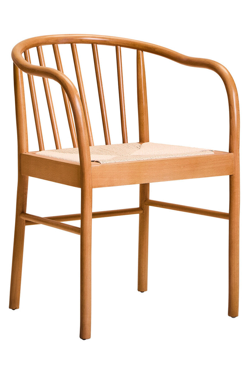 Cebu Dining Chair | Natural Woven Rope and Beech Wood Chair