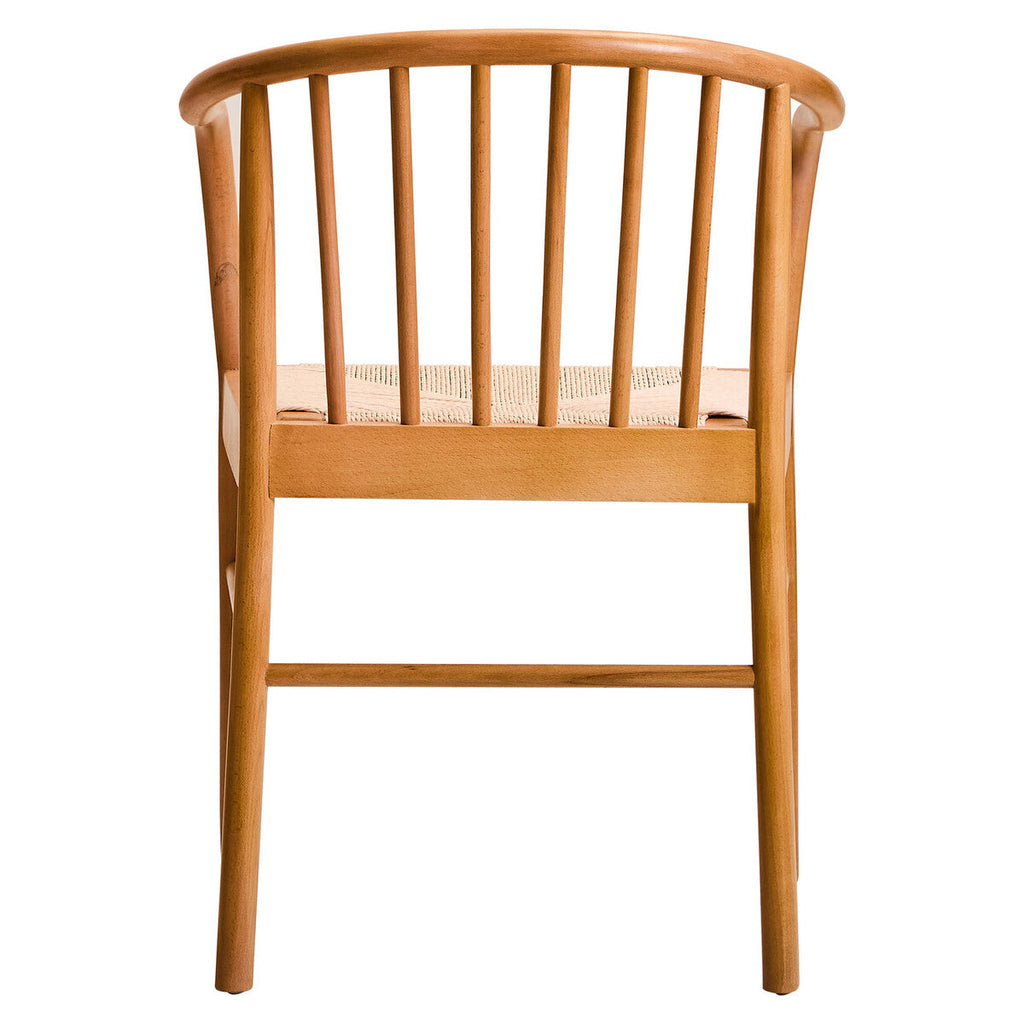 Cebu Dining Chair | Natural Woven Rope and Beech Wood Chair