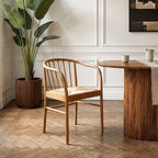 Cebu Dining Chair | Natural Woven Rope and Beech Wood Chair