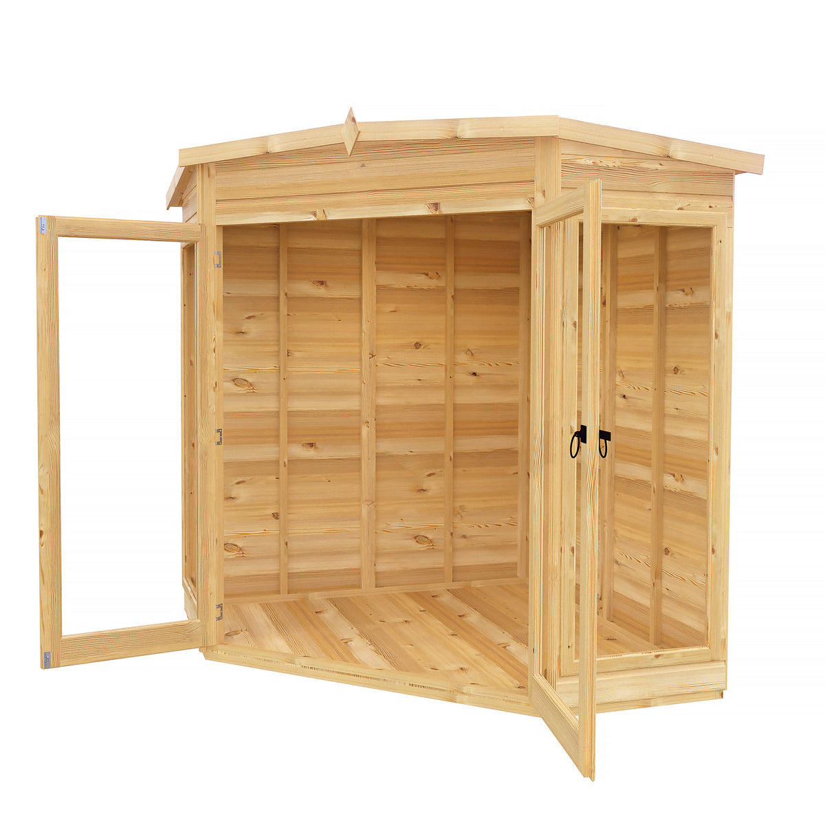 Barclay Summerhouse | Glazed Double Door Shiplap Timber Summerhouse