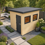 Fortis SIP Workshop Style A | End Door Insulated Garden Workshop