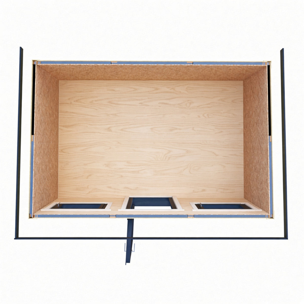 Fortis SIP Workshop Style E | Centre Door Insulated Garden Workshop