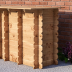 Large Wooden Interlock Bar | 2m Solid Timber Garden Bar