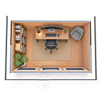 Fortis SIP Workshop Style E | Centre Door Insulated Garden Workshop