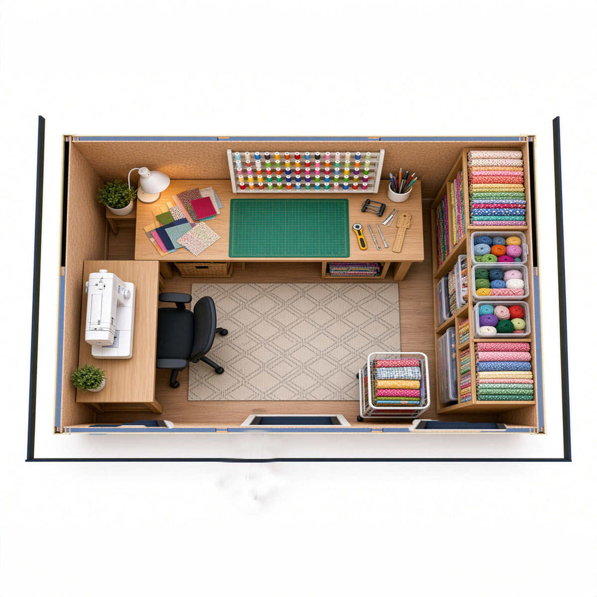Fortis SIP Workshop Style E | Centre Door Insulated Garden Workshop