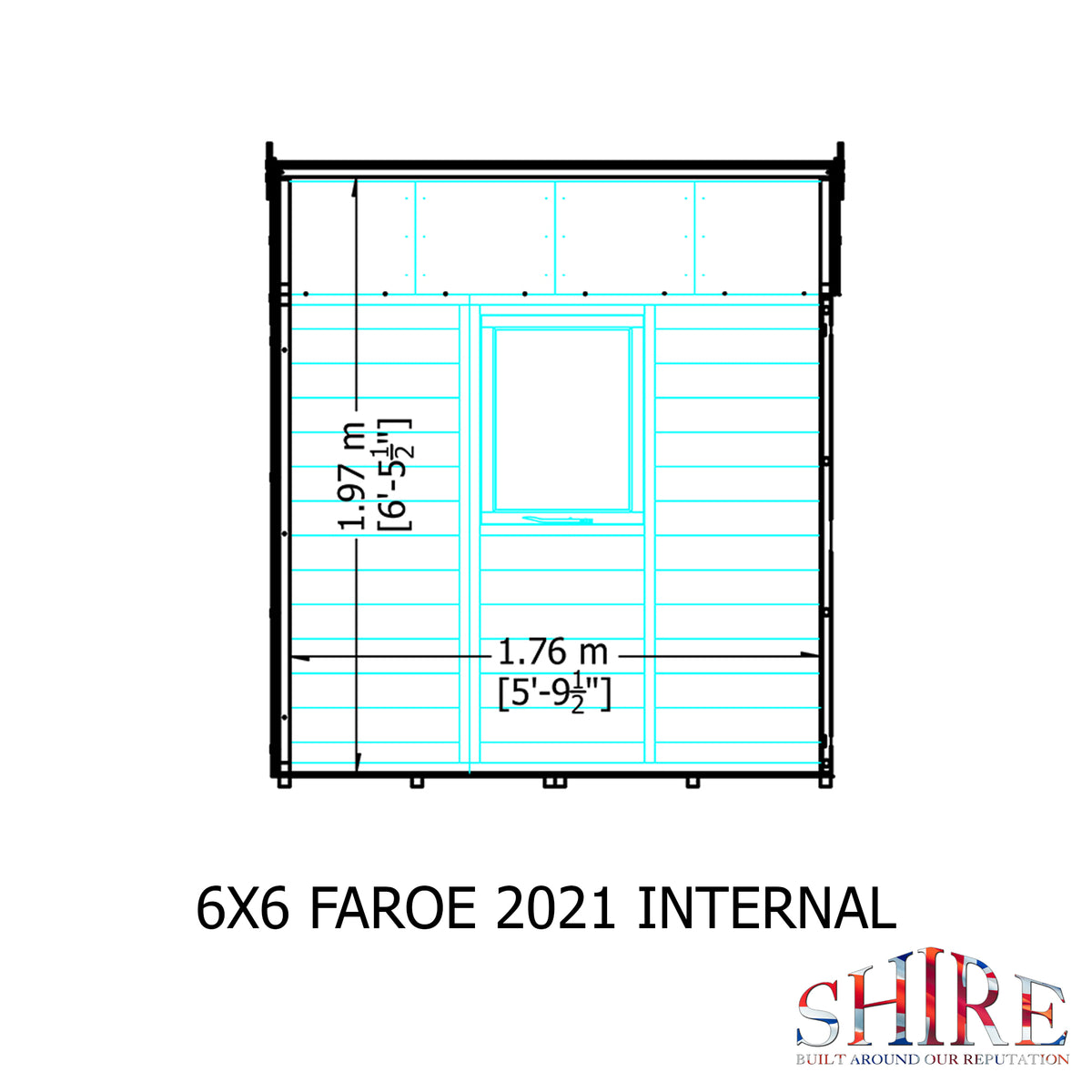 Faroe Workshop | 6x6 Shiplap Timber Workshop