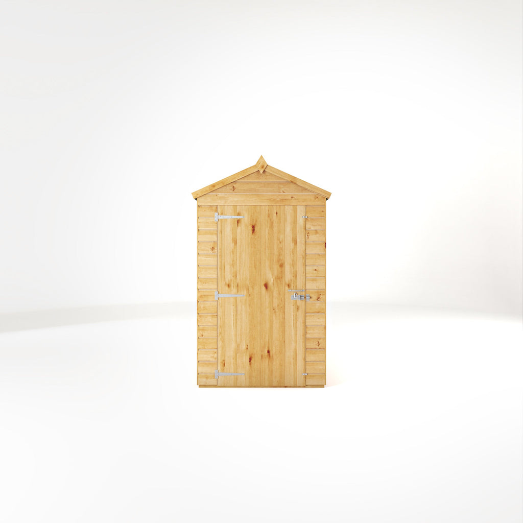 Mercia Woodsman Shiplap Apex shed front view