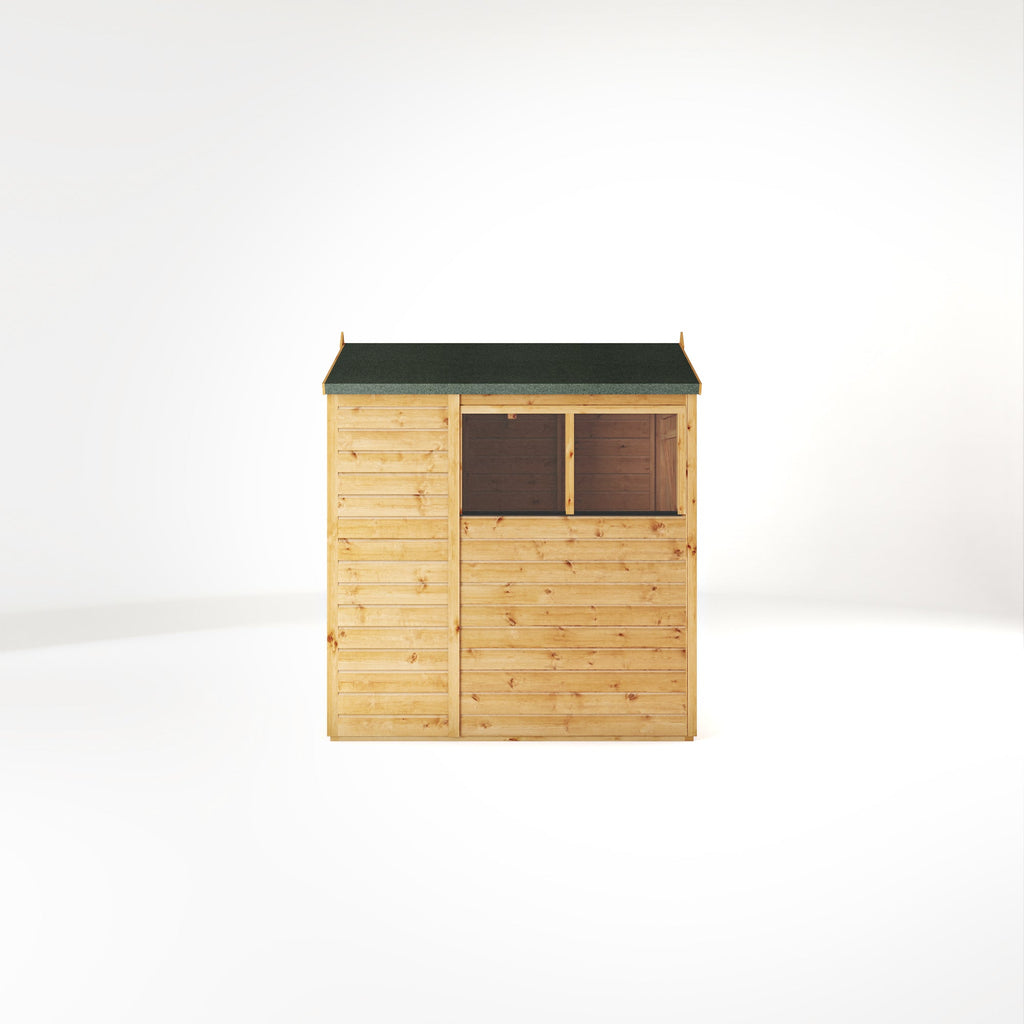 Mercia Woodsman Shiplap Apex shed side view