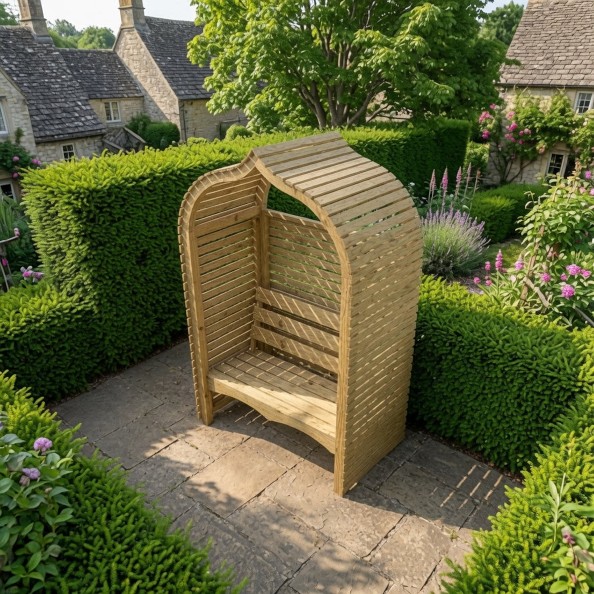 Bejoda Arbour | 4x3 Pressure Treated Timber Garden Arbour