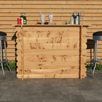 Rustic Wooden Interlock Bar