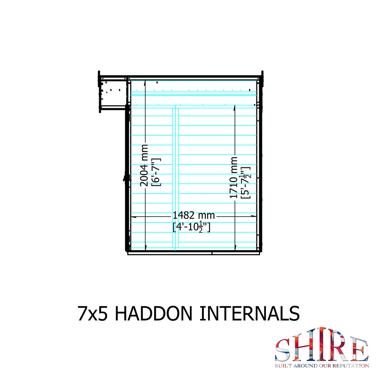 Haddon Summerhouse | 7 x 5 Shiplap Timber Summerhouse