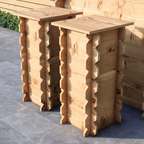 Wooden Interlock Bar Stools