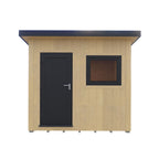 Fortis SIP Workshop Style D | Front Door Insulated Garden Workshop