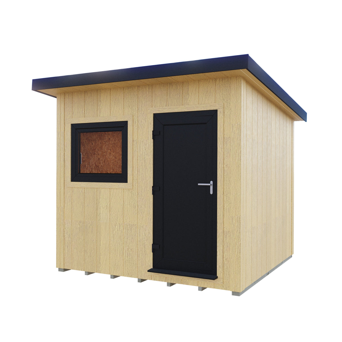 Fortis SIP Workshop Style C | Front Door Insulated Garden Workshop