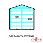 Barraca 7x10 Workshop | Shiplap Timber Garden Workshop