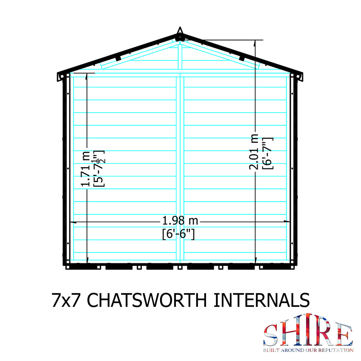 Chatsworth Summerhouse | 7x7 Shiplap Timber Summerhouse