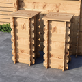 Wooden Interlock Bar Stools
