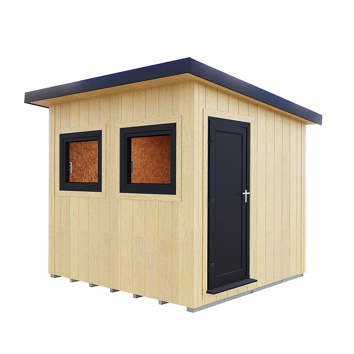Fortis SIP Workshop Style B | End Door Insulated Garden Workshop