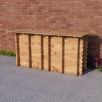 Large Wooden Interlock Bar | 2m Solid Timber Garden Bar