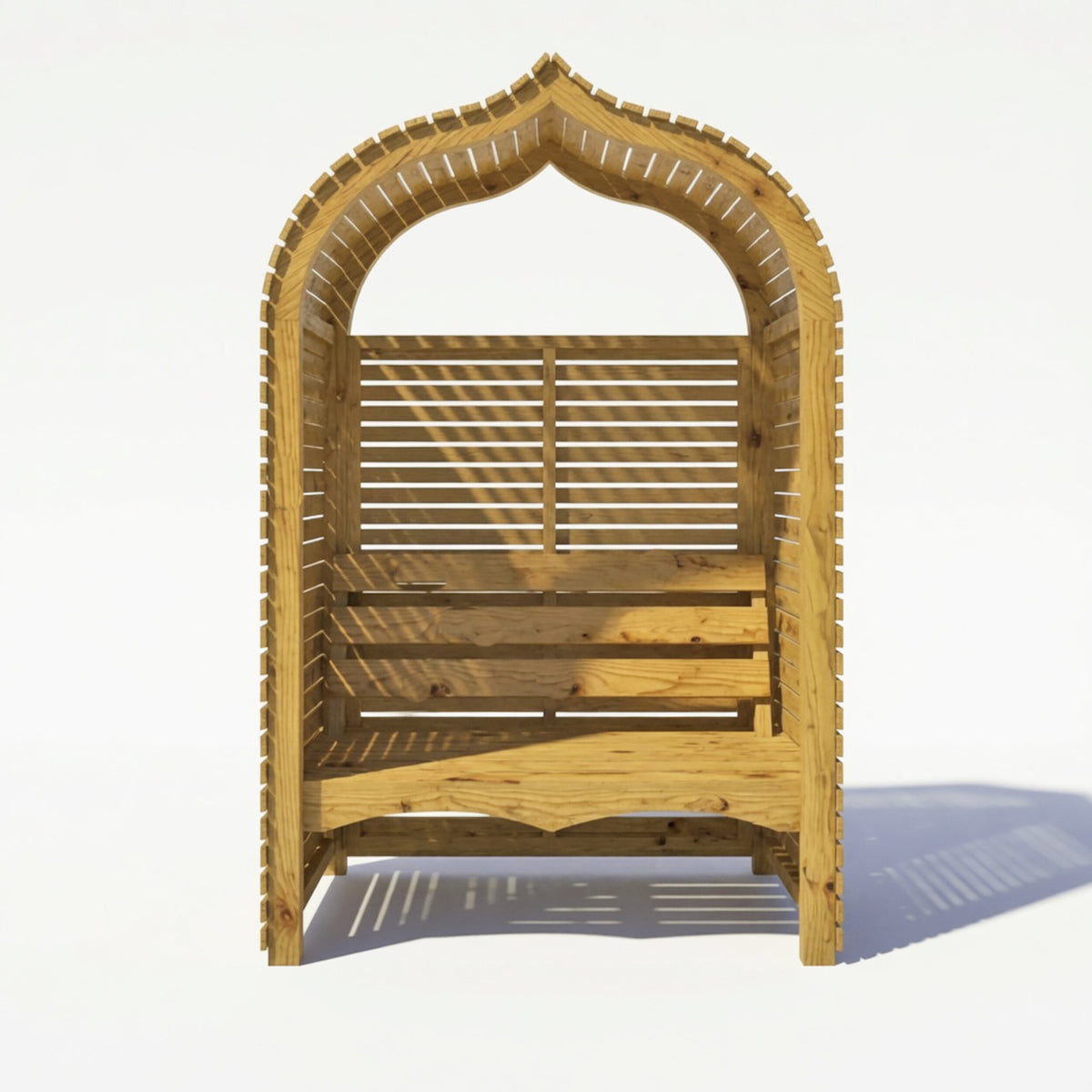 Bejoda Arbour | 4x3 Pressure Treated Timber Garden Arbour