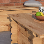 Wooden Interlock Bench Set
