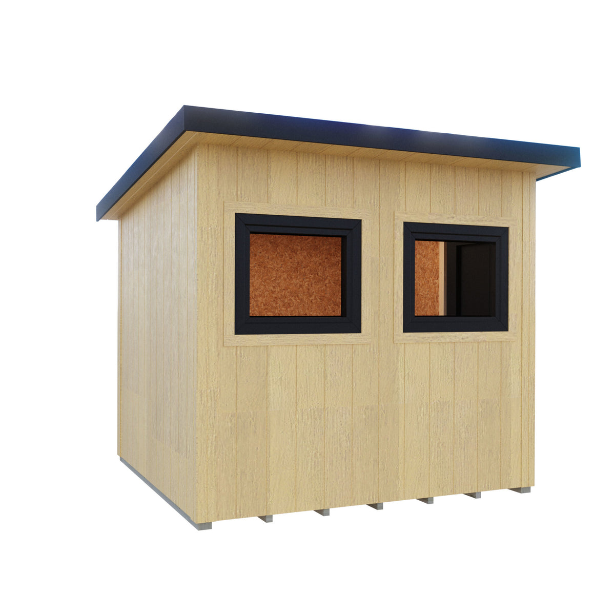 Fortis SIP Workshop Style B | End Door Insulated Garden Workshop