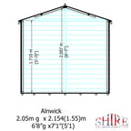 Alnwick 7x7 Summerhouse