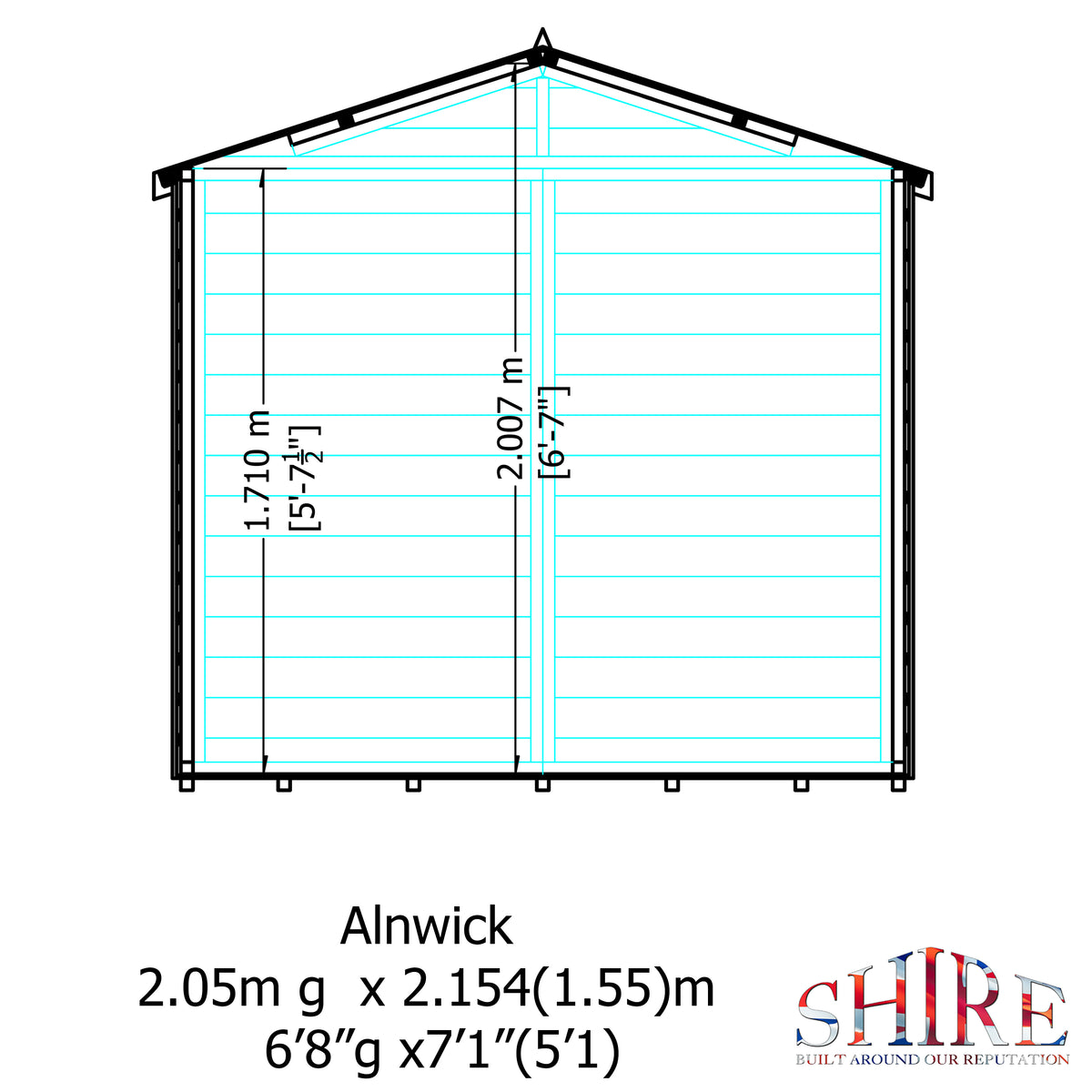 Alnwick 7x7 Summerhouse