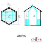 Gazebo Summerhouse size guide